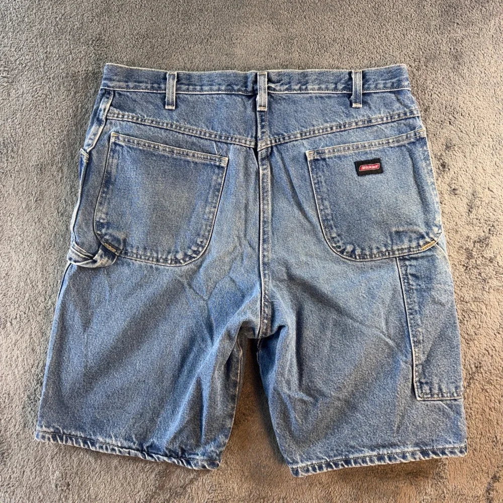 Dickies Mens Carpenter‎ Denim Shorts 36 Stonewash Blue GD200SNB Cotton Utility